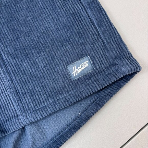 Hammie's women's 26 blue corduroy 70's style high waist mini shorts retro NWT - Picture 3 of 8